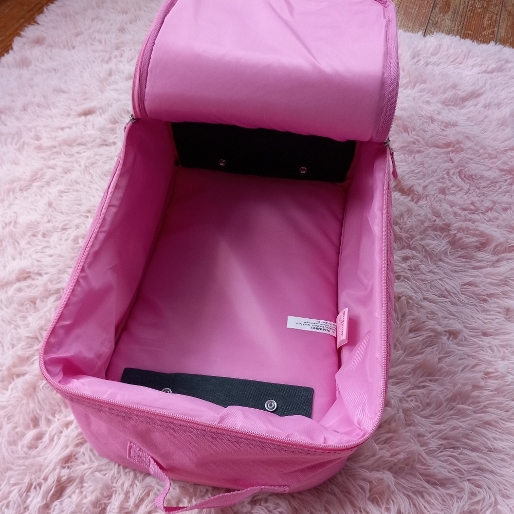 Hello kitty suitcase on wheels! Y2k kawaii AF vintage piece! EUC! - Picture 10 of 15